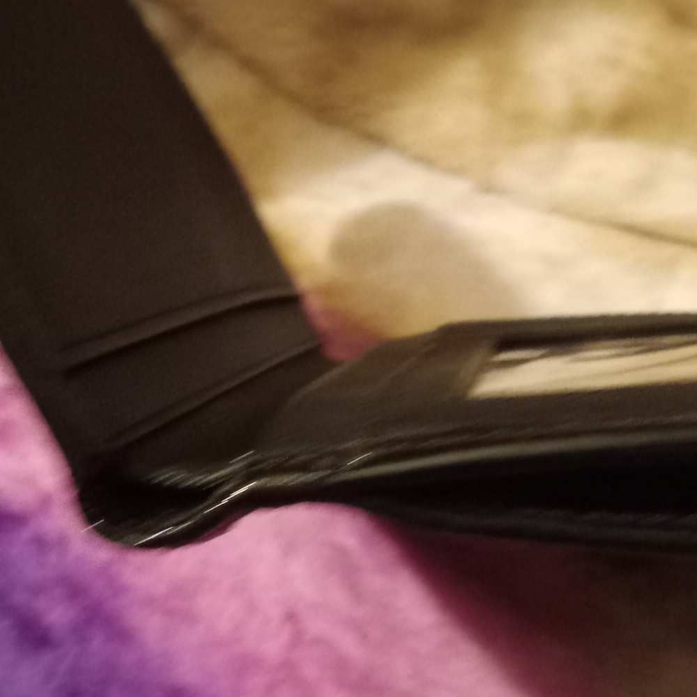 Coach Madison Op C Black Patent Leather Bi-fold Wallet With Gold Accents EUC - Picture 11 of 13